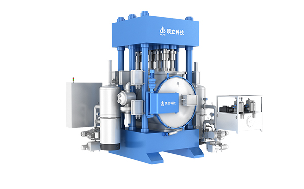 What is the working principle of a vacuum diffusion bonding furnace?
