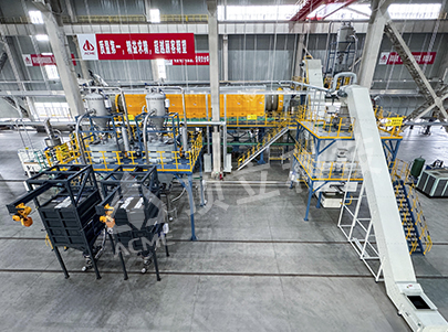 Disposal battery thermal pyrolysis recycling equipment（rotary）